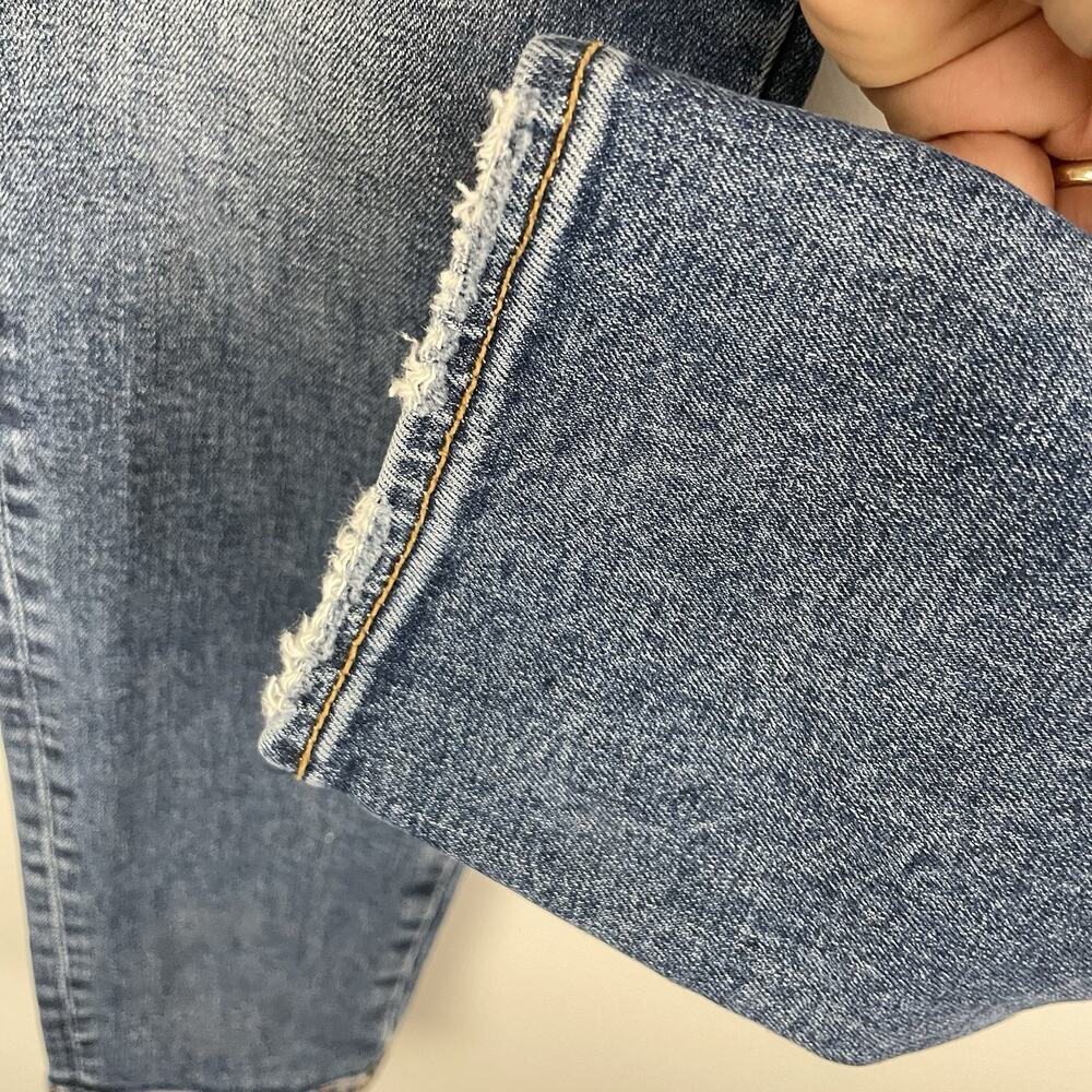 Driftwood Jackie Skinny Cigarette Jeans Size 27 x 29 Embroidered Bird Artsy Boho - Picture 8 of 12